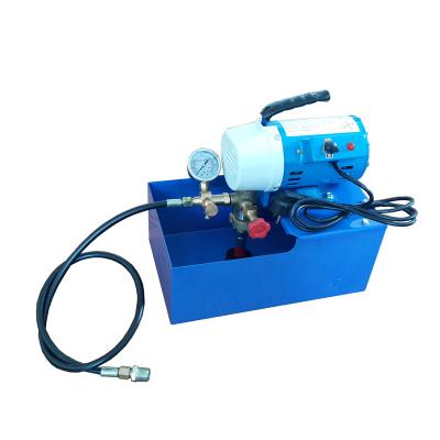 China Pipeline construction tool electric pressure test pump with water tank DSY-25 for sale