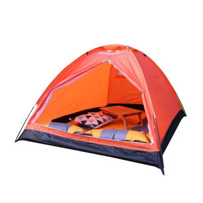 China Straight Bracing Type Camping Low Price Hiking Outdoor Camping Tent 3-4 People Tent for sale