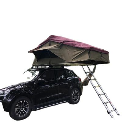 China Straight Bracing Type Outdoor Family Touring Motorhome Roof Top Tent Self Propelled Top Roof Tent for sale