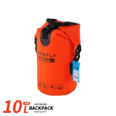 China 600D TPU compound fabric backpack unisex outdoor waterproof fashion increasing bucket bag drifting waterproof dry bag 10L for sale