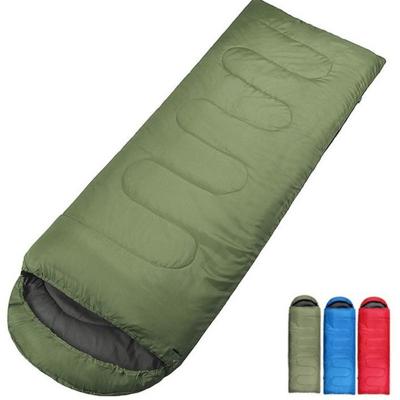 China 190TPolyester Waterproof 2021 Outdoor Sleeping Bag Camping Sleeping Bag For 3 Seasons for sale