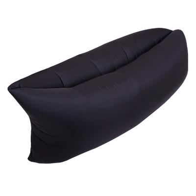 China Outdoor Areas YL 190T 240*70cm Air Lounge Setup Black Air Bag Inflatable Lazy Bag Entertainment Sleeping Bag Sofa for sale