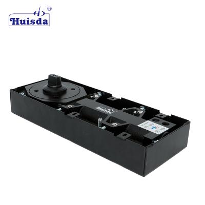 China Modern BTS 65 Two Way Opening Floor Spring Office Hotel Project Glass Door Closer Hydraulic Floor Hinges For 100KG With Plug Open for sale