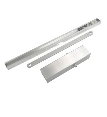 China Modern Price Good Speed ​​Two Stage Aluminum Alloy Adjustable Hydraulic Door Closer For 65kg Wooden Door for sale