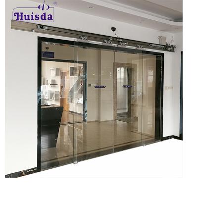 China Modern Automatic Glass Door Kits Automatic Sliding Door Operator Sensor Operated Sliding Glass Door Opener And Closer for sale