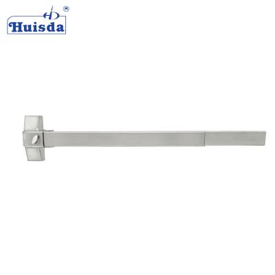 China Commercial Hotel Stainless Steel Press Type Panic Exit Device Panic Push Bar Exit Lock For Fire Door for sale