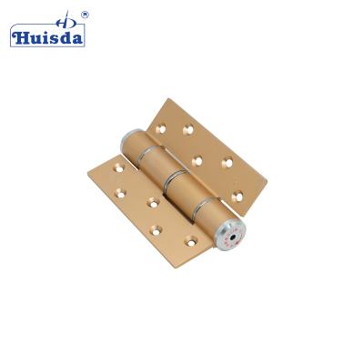 China Modern Concealed Door Hinge With Soft Close Hydraulic Hinge Self Closing E Type Unhanded 5 Inch In Sand Gold for sale