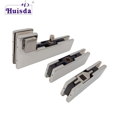 China Modern Glass Transom Overpanel L Swing Door Patch Fittings Patch With 304 Stainless Steel Cover And Aluminum Body For 10-12mm Glass for sale