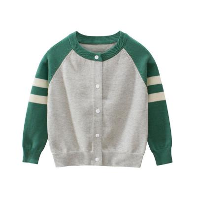 China Winter warm children's cardigan sales breathable clothing unisex knitting sweater for girls or boys for sale