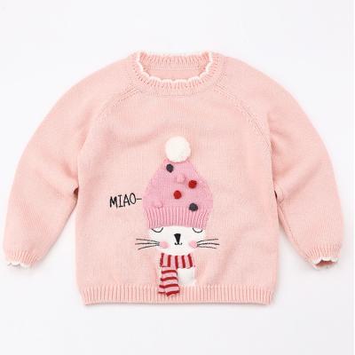 China 2021 Breathable High Quality Custom 100% Cotton Sweater Cartoon Baby Snowman Sweater Organic Sweater for sale