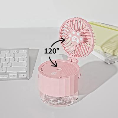 China 2022 Best Aroma Cooler Humidifier Rechargeable Battery Humidifiers Air Cooler Fan Fan Ultrasonic Humidifier for sale