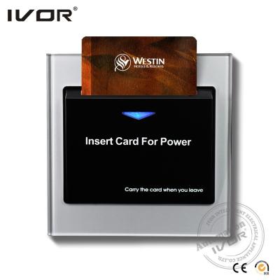 China Insert Card To Active Room To Operate Any Card To Type Hotel Energy Saver Guest Room Smart Electric Power Control Switch for sale