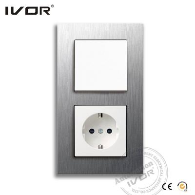 China Push Button Switch EU IVOR Wall Switch and Standard Lamp Switch - Smart Home Solutions for sale