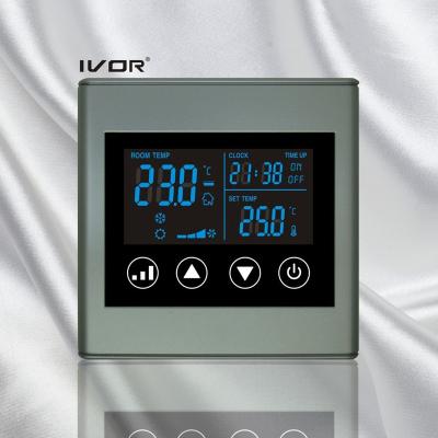 China Good Quality IVOR Touch Screen Water Floor Heating Thermostat King Kong Gary Synthetic Glass View SK-HV230018 (SK-HV230018) for sale