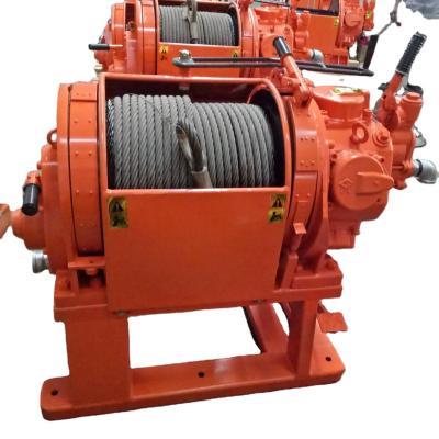 China AUTOMATIC Speed ​​10KN-100KN Adjustable Air Pneumatic Winch For Sale for sale