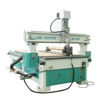 China Building Material Stores SD-1325 1530 2030 Servo Motor Italy H.S.D Spindle ATC Wood CNC Router Price for sale