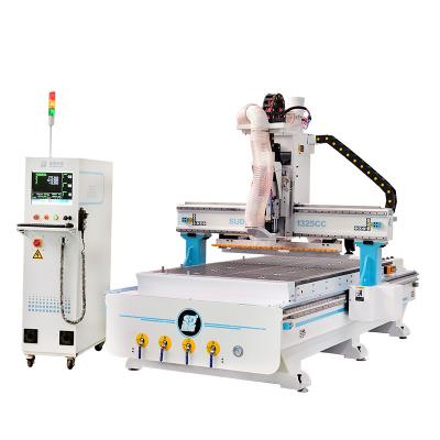 China Building Material Stores CE Approved 3 Axis ATC Wood CNC Router Carving Machine SD-1325S for sale