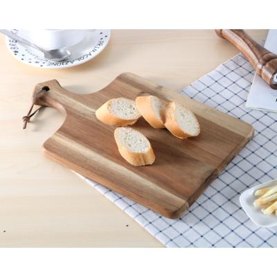 China Viable Custom Design Food Serving Board Wood For Cutting Bread Cake Beef for sale