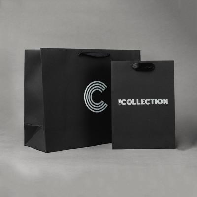 China Recyclable Custom Paper Shopping Shopping Bags With Your Own Logo for sale