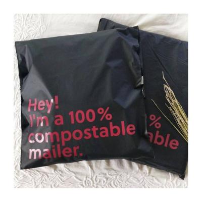 China Tearproof/Strong Adhesive/Opaque/Perfect/Safety Printing Factory Based Compostable Biodegradable D2W Custom Designed Logo Bag Seal Self Adhesive Polymailer Shipping Shipping Poly Bag for sale