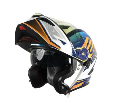 China Popular flip up Helmets Motorcycle helmet DOT & ECE 22.06 certificate flip up helmet for motorcycle for sale