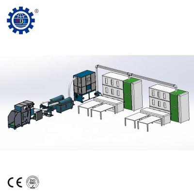 China Factory Ball Fiber Down Feather Filling Machine With Weighting System for sale