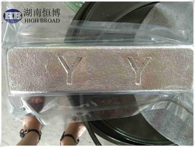 China Sacrificial Anode Protection Yttrium Alloy Ingot for sale