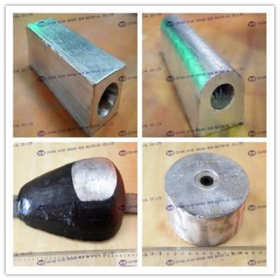 Cina protezione sacrificale dell'anodo dell'alto magnesio potenziale della colata AZ63 in vendita