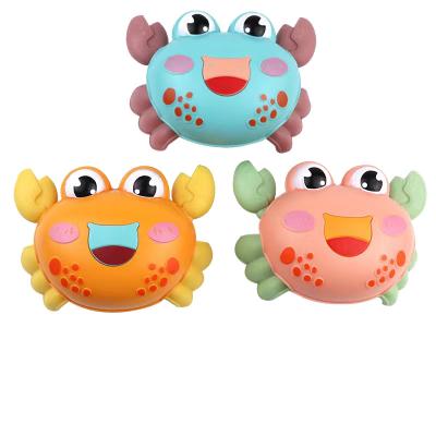 China Hot Selling Children's Toys Amazon Press And Go Plastic Crab Cartoon Slide Owl Toys Cute Funny Baby Toys For Children for sale