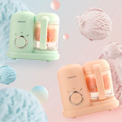 China Mini Baby Food Blender Electric Portable Blender Macaron Wholesale Easy Cleaning Plastic Feeding Maker Easy Operation for sale