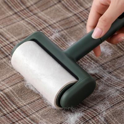 China New Design Self Cleaning Pet Hair Remover Fiber Roller Brush Eco-Friendly Reusable Dog Cat Roller Brush for Furniture and Clothing for sale