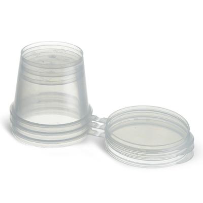 China Joint Disposable Plastic Cup 60*30 Joint Cover Takeaway Cup Siamese Sauce Roman Cup for sale