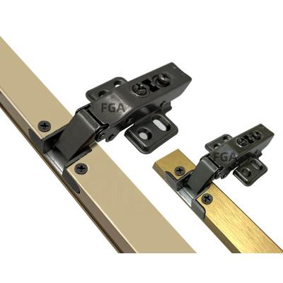 China Modern Soft Two Way Adjustable Narrow Hydraulic Hardware Hardware Hinge Aluminum Frame Door Hinges for sale