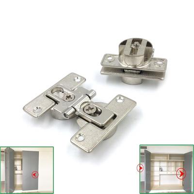 China Modern Double Folding Hinge Cup With Adjustable Offset Swivel Flap Hinge Opening Angle 180 Degree 35mm Cup Cabinet Hinges for sale