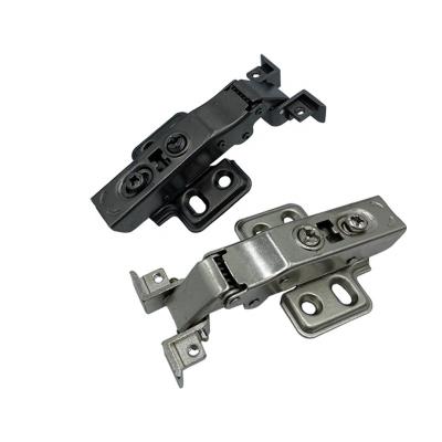 China Modern Square Head Aluminum Frame Glass Door Hinge Soft Closing Hinge for sale