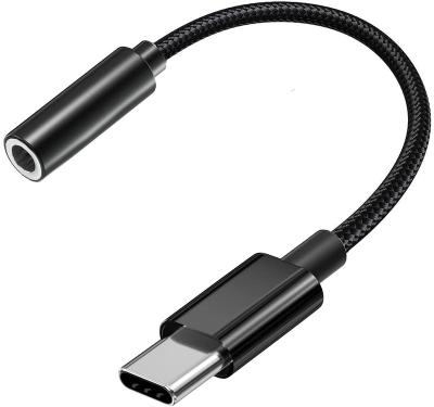 China Mobile Phone 10CM USB C to 3.5mm Jack Aux Cable. sound for sale