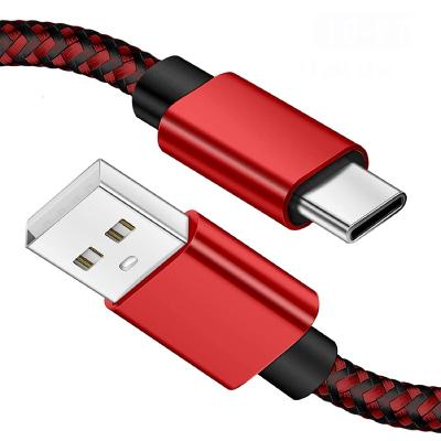 China 3.3FT Nylon Cable Durable Mobile Phone USB Fast Charging Type-C Long Braided For Samsung S20 S10 S9 S8 Plus Note 10 9 Moto ZLG G8 for sale