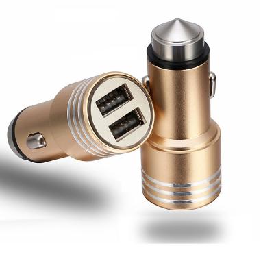 China Durable Mobile Phone Charging Dual 5v 2.1a USB Car Charger For iPhone for sale