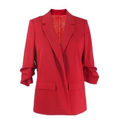 China OEM Breathable Casual Slim Fit Blazer For Women Ladies Hot Sale Fashion Korean Women Office Suits Spring Cloth for sale