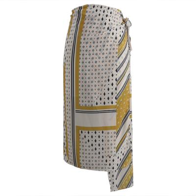 China Plus Size Pencil Floor Length Print Beach Summer Fabric For Women Long Skirt for sale