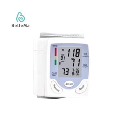 China Portable Oscillography Sphygmomanometer Pressure-monitor Medical Equipment Wrist-blood Auto with Removable Battery for sale