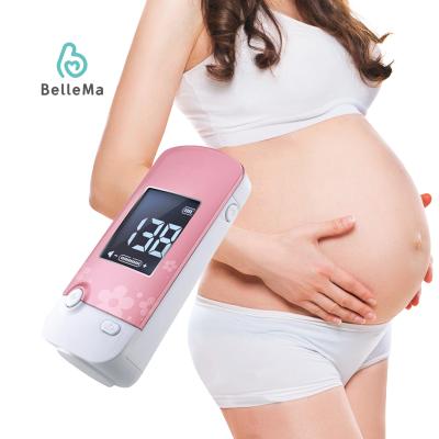 China Plastic Mini Portable Ultrasound Baby Heartbeat Monitor Home Digital Heartbeat Fetal Doppler Handheld Pocket Doppler for sale