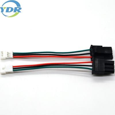 China Molex 3.0mm jst connector wire harness Male To Female Plug for Computer for sale