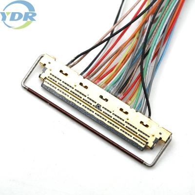 Китай Кабель DF14 экрана компьютера UL10064 32AWG Lvds к терминалу 111B40 продается