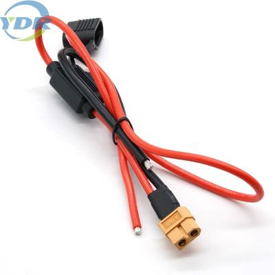 Chine La batterie Xt60 de RC Lipo chargent le câble UL3135 10AWG du support de fusible à vendre