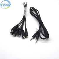 China Varón al cable del adaptador hembra, haz de cables audio del automóvil del 1.5m en venta