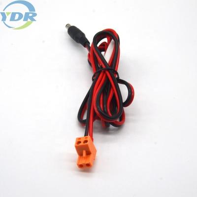 China cable 2 Pin Black Red Pvc Terminal del adaptador de 3.81m m 5521 DC en venta