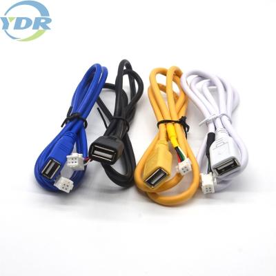 China Do automóvel universal do cabo 1m do sistema de navegação GPS de YDR cablagens elétricas USB à venda