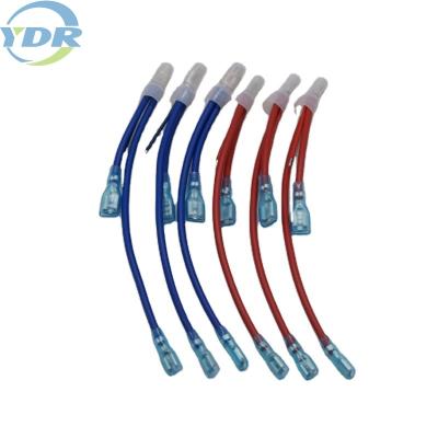 China 6.3mm elektrischer Jumper Wire, Strom-Kasten weiblicher Jumper Cables Nipple Housing zu verkaufen