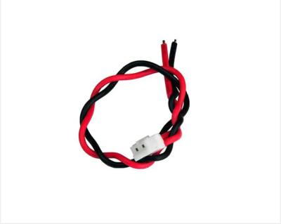 China JST-RB 2P Electronic Wire Harness RED / BLACK 130mm Female Jumper Wire for sale